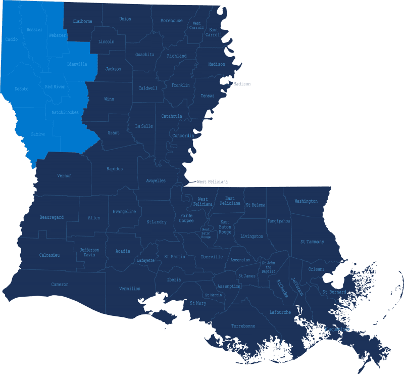 Louisianna Counties